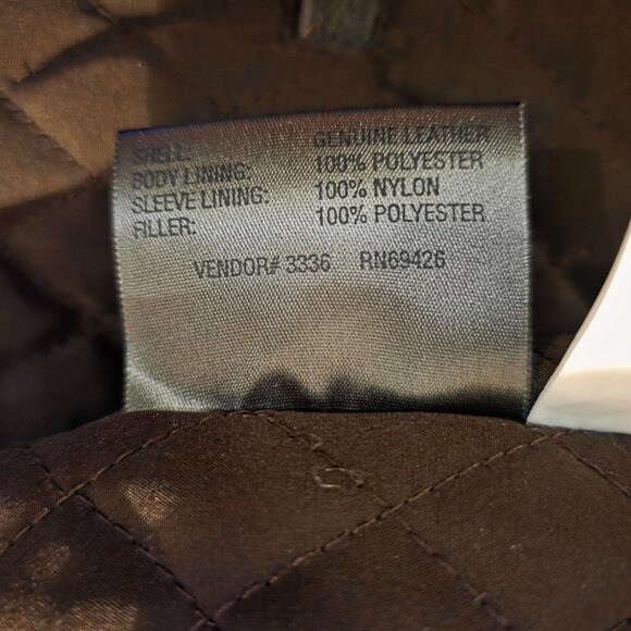 Vintage WILSONS Leather M. Julian Men's XXL Jacket Brown Quilt Lined EUC - Picture 9 of 13